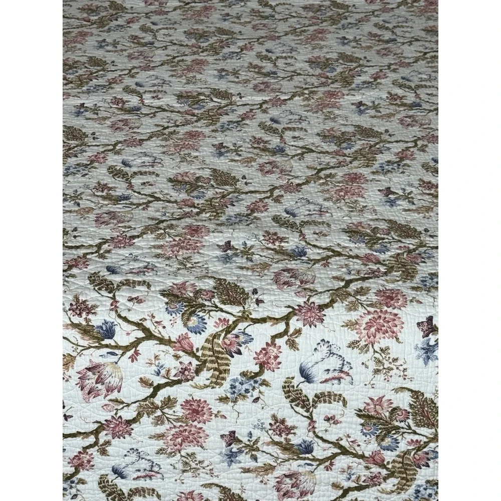 Threshold K Quilt Jacobean Floral Botanical Cotton Coverlet Target 2019 Retired